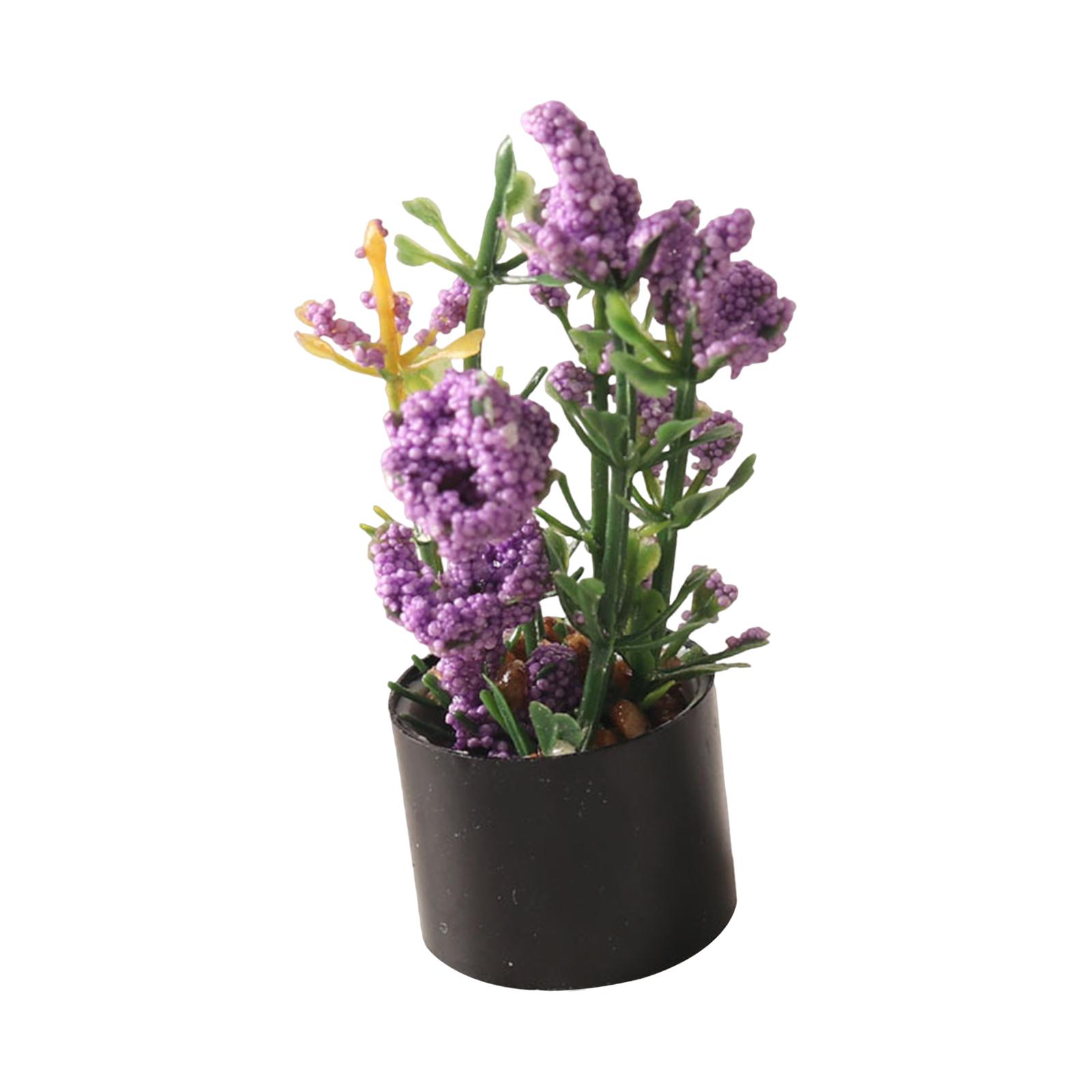 Bonsai Garden Photos - 1/12 Miniature Flower Bonsai Ornament Photo