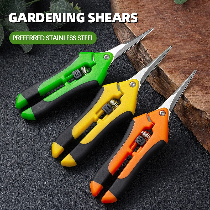 Bonsai Garden Timings - 7-Inch Pruner Scissors for Plant Trimming