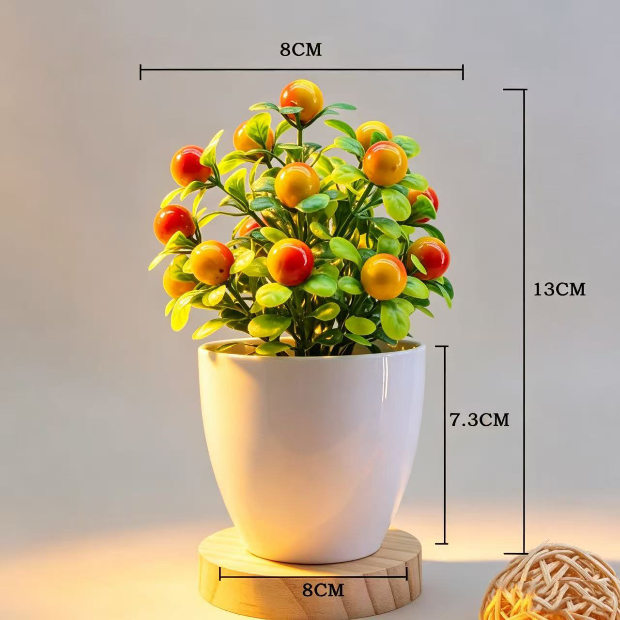 Artificial Fruits Tree Bonsai  - Bonsai Garden Home 评论和价格