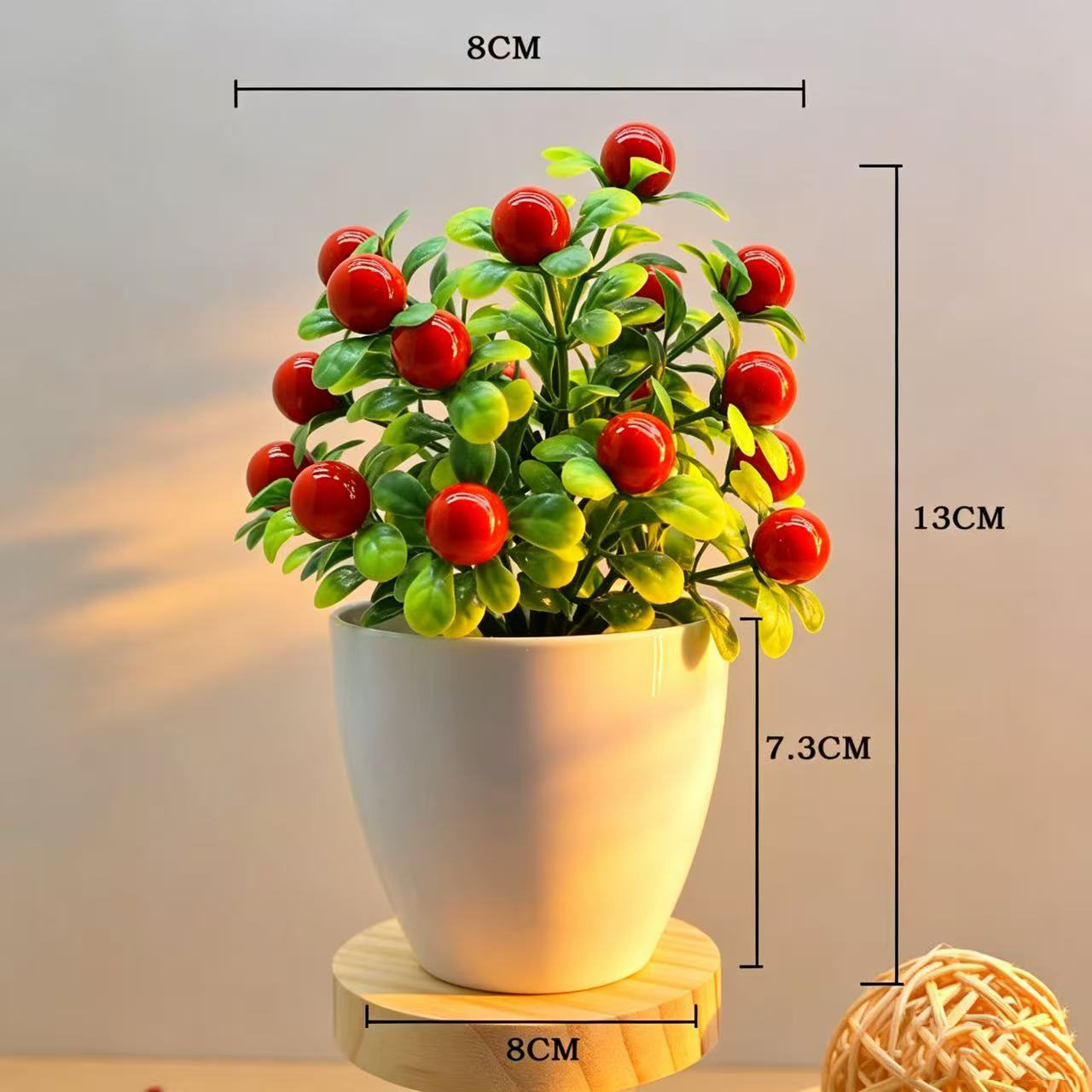 Artificial Fruits Tree Bonsai  - Bonsai Garden Home 评论和价格