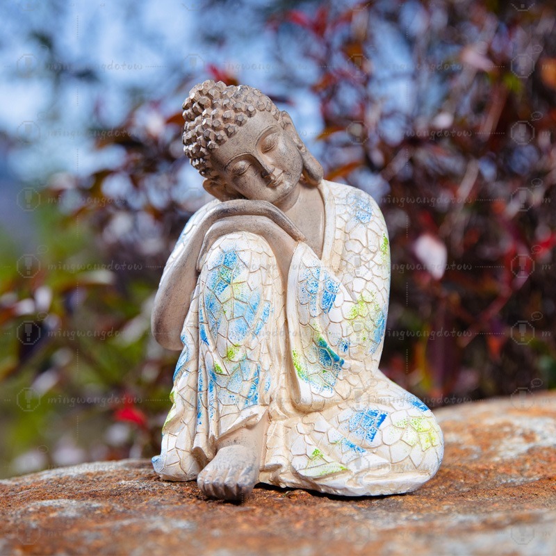 Mini Buddha Statue Ornament, N - Us Bonsai Garden 评论和价格