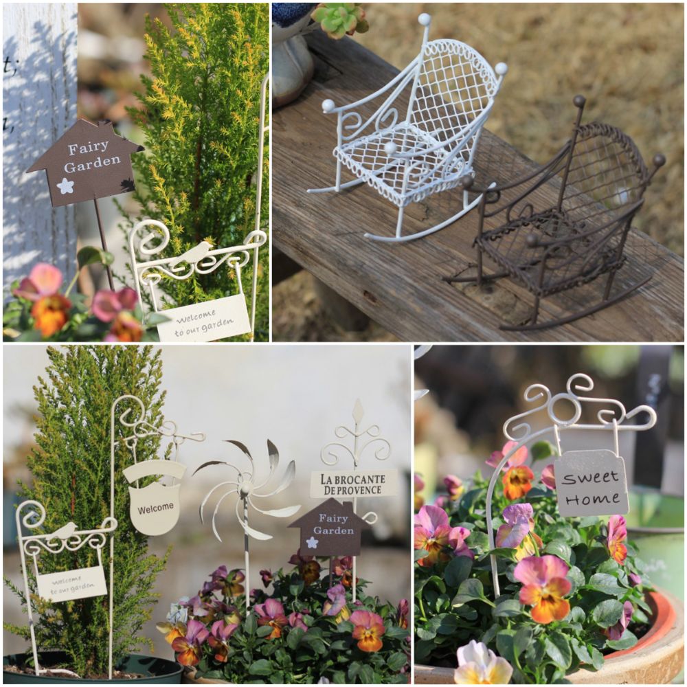 Metal Dollhouse Furniture Whit - Bonsai Garden Photos 评论和价格