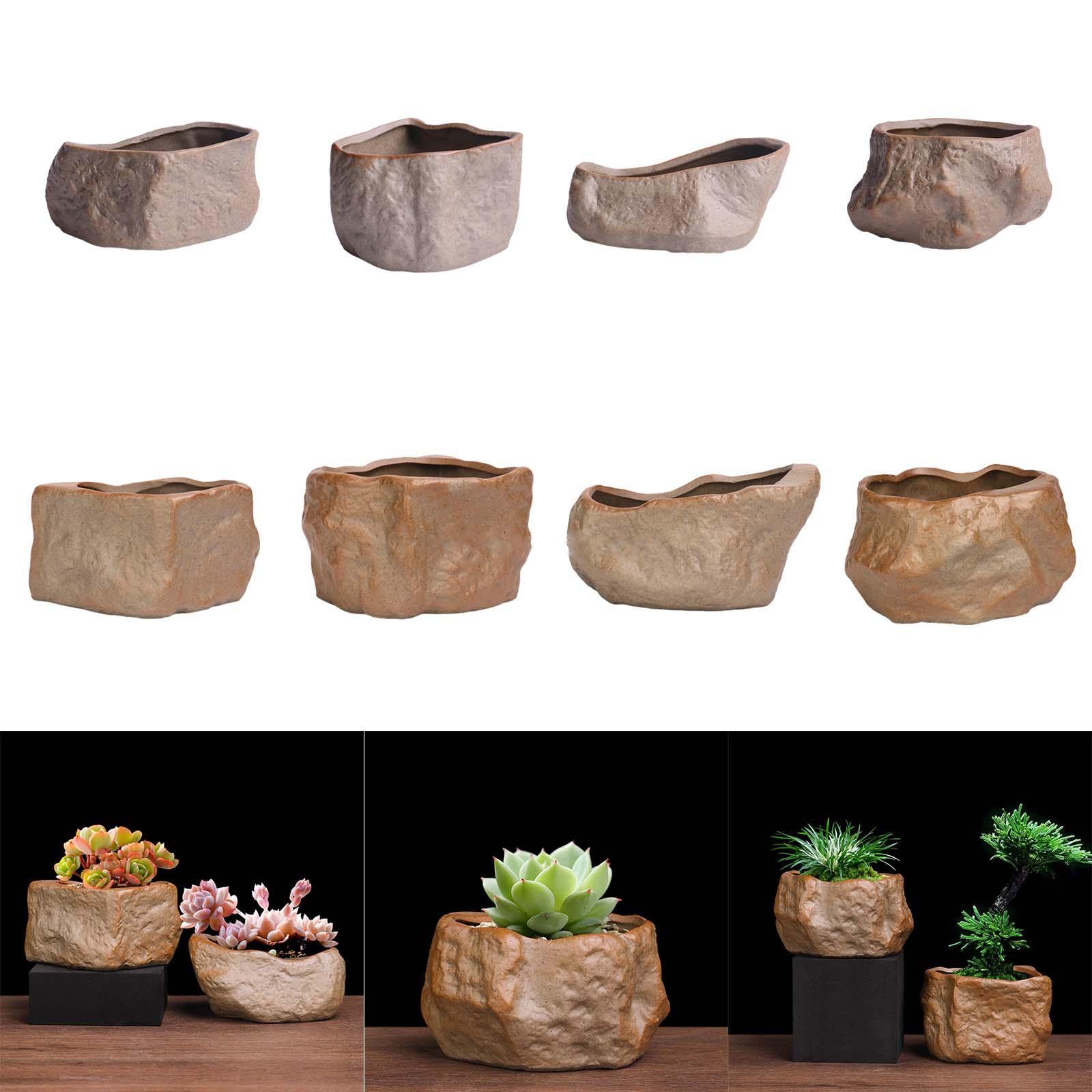 Ceramic Succulent Pot Stone Sh - Training Pot Ceramic 评论和价格