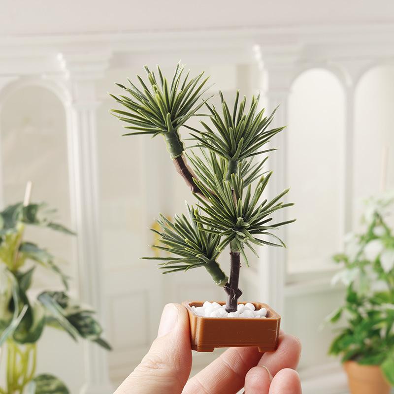 1Pcs 1/12 Dollhouse Simulation - Us Bonsai Garden 评论和价格