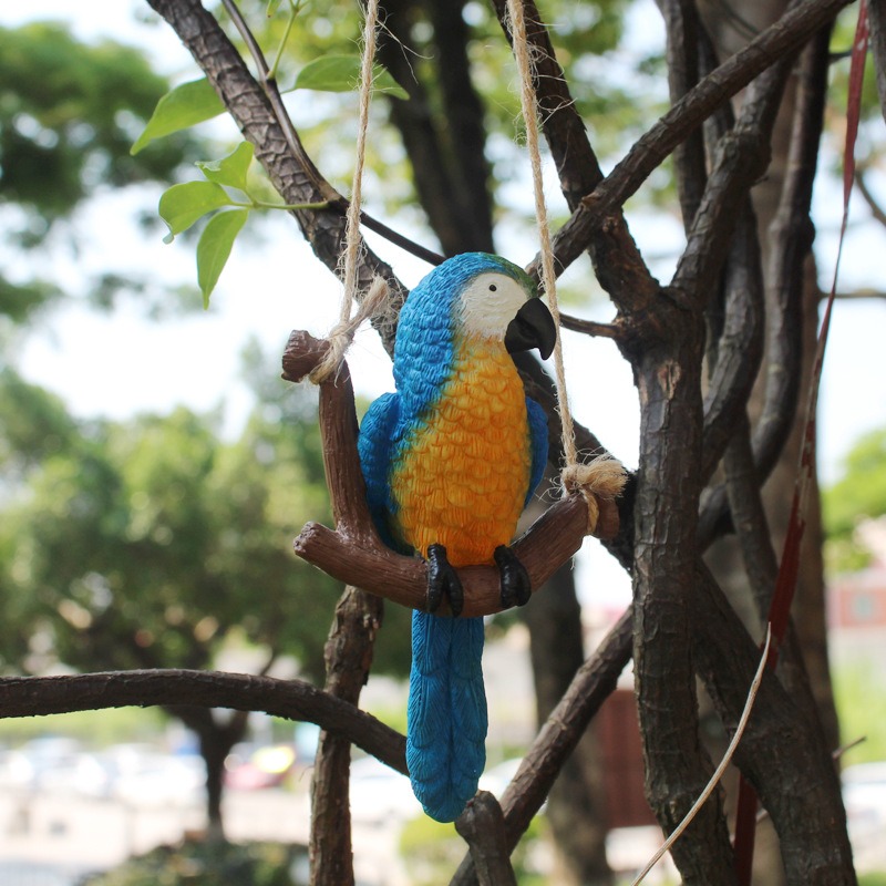 1Pcs Creative Swing Parrot Res - Bonsai Garden Miniature 评论和价格