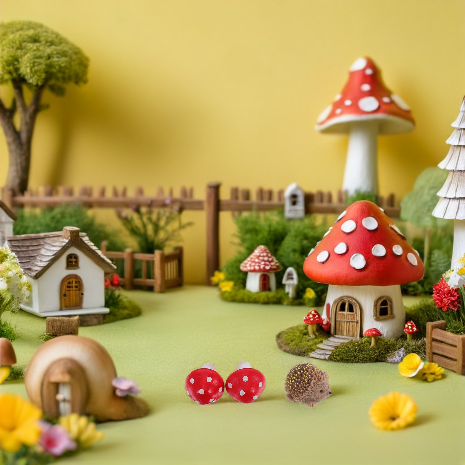 12Pcs Miniature Garden Ornamen - Bonsai Garden Miniature 评论和价格