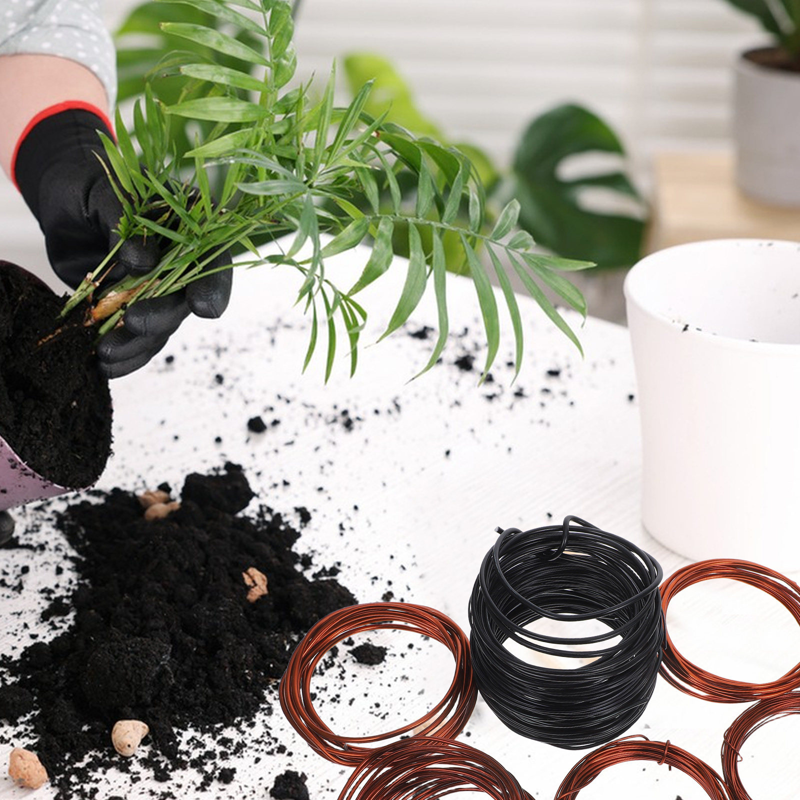 10Pcs Flexible Aluminum Wire B - Us Bonsai Garden 评论和价格