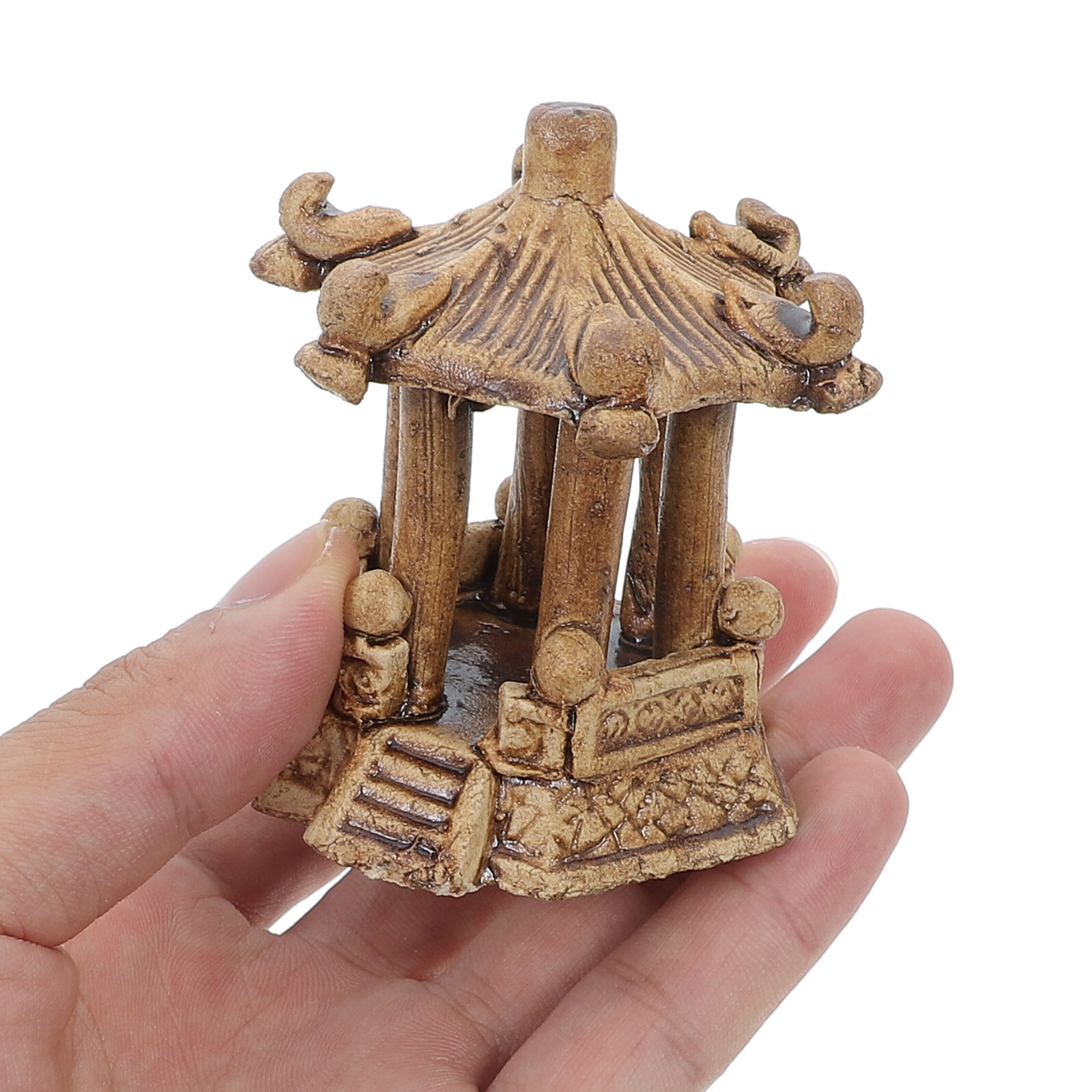 Miniature Ceramic Hexagonal Pa - Bonsai Garden Miniature 评论和价格