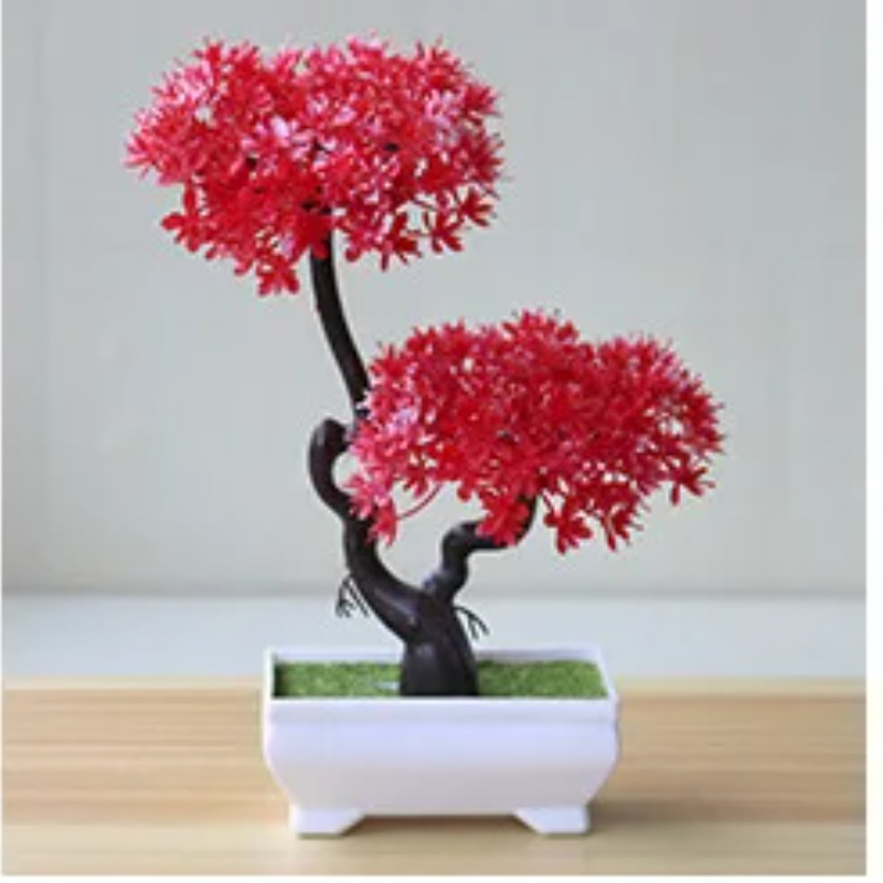 Artificial Small Tree Potted P - Bonsai Garden Home 评论和价格