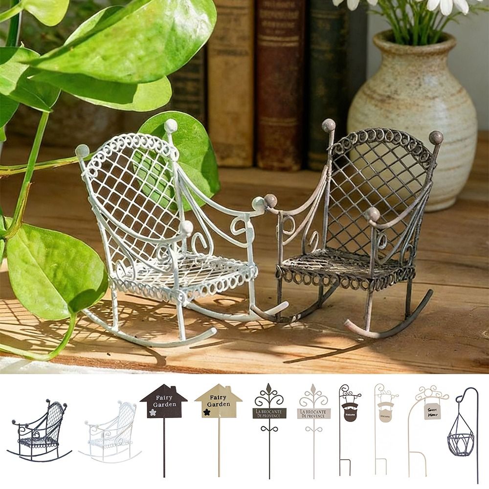 Metal Dollhouse Furniture Whit - Bonsai Garden Photos 评论和价格