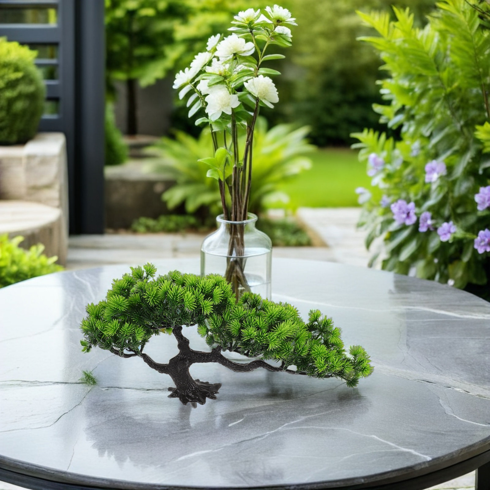 2Pcs Artificial Bonsai Tree Ju - Bonsai Garden Juniper 评论和价格