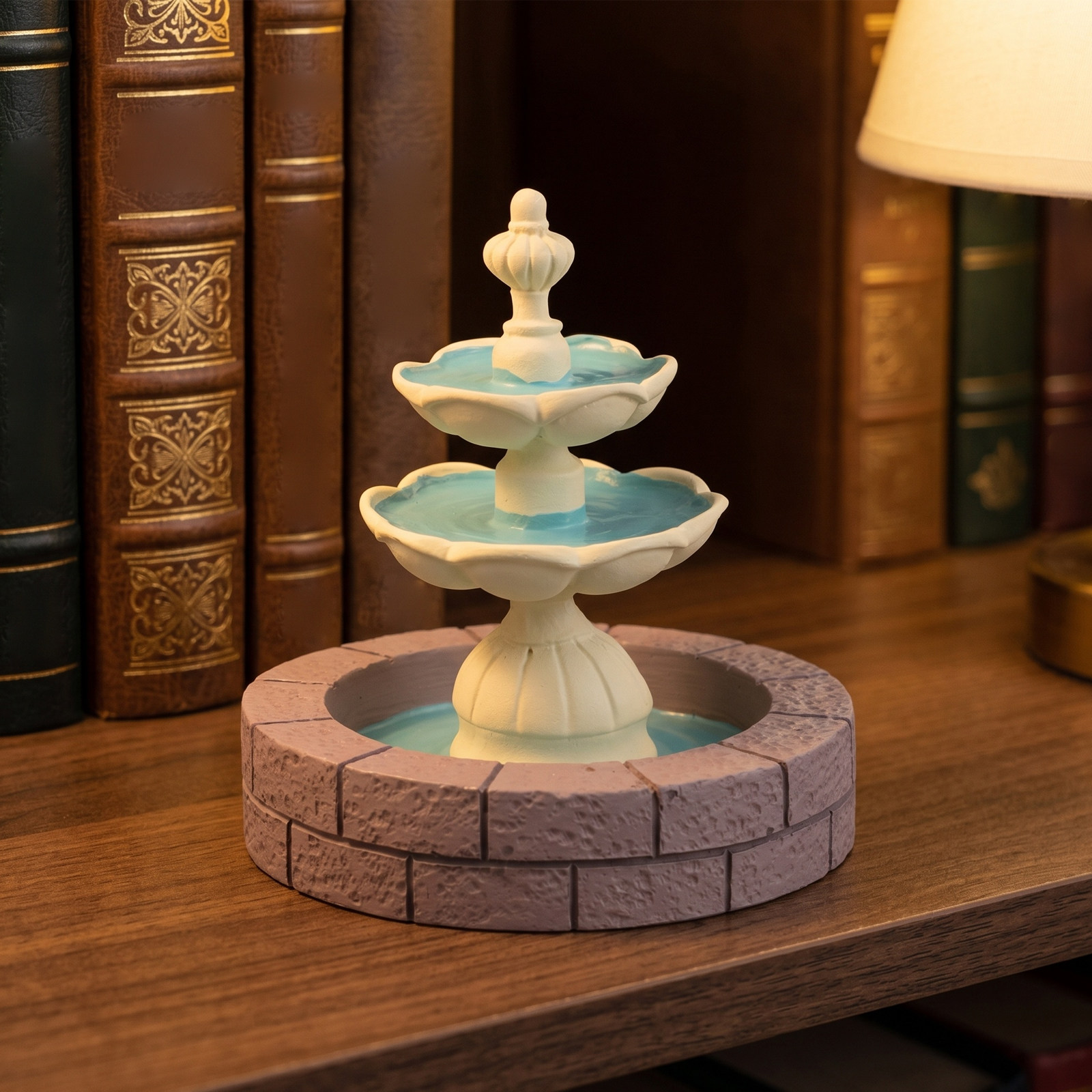 2Pcs Mini Resin Fountain Decor - Us Bonsai Garden 评论和价格